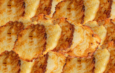 Potato pancakes pattern, draniki, deruny, potato latkes wallpaper, latkas, irish cakes
