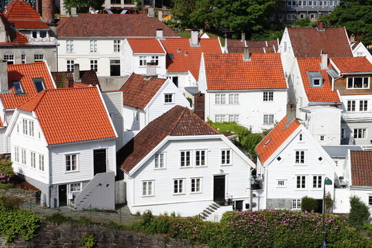 Wooden Old Town in Stavanger, Norway