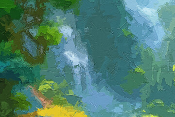 Various oil paintings, floral landscapes, mountains, rivers, waterfalls, birds, lakes, chrysanthemums, tulips