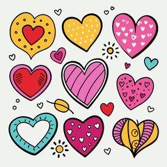 seamless pattern with hearts