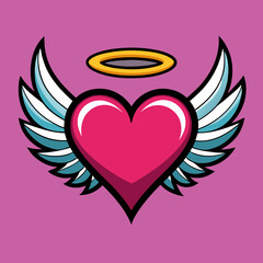 heart with wings