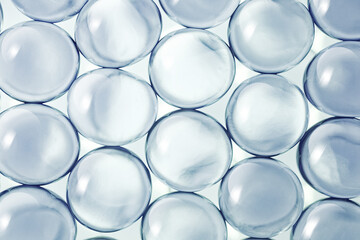 Cosmetic grey texture molecular ingredient moisturizer face skin care sample swatch