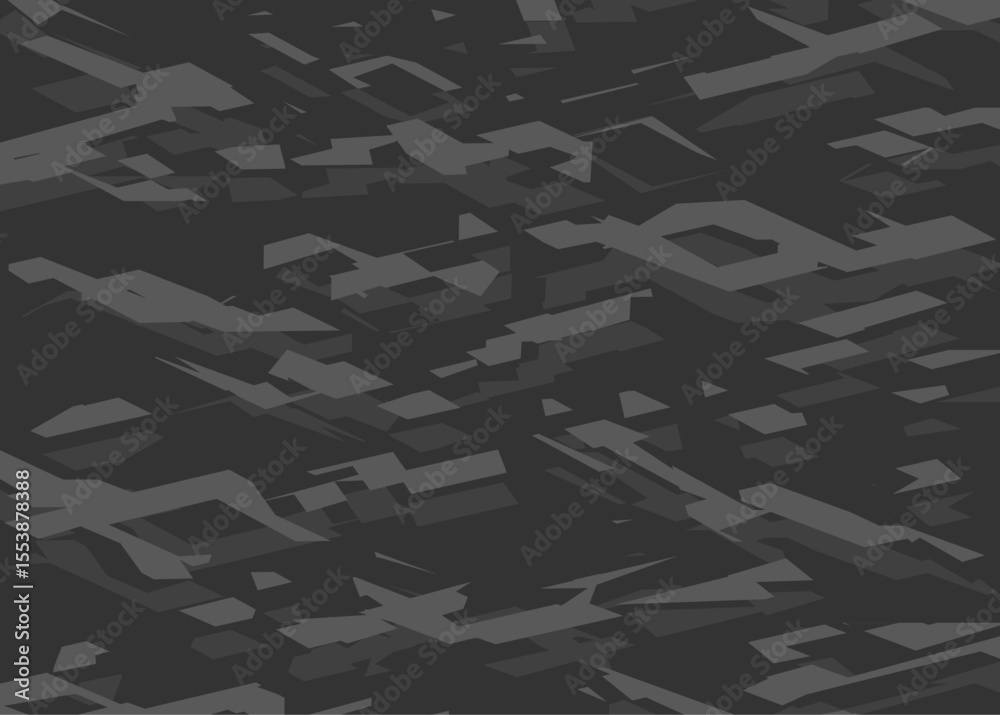 Aufkleber Minimalist background with abstract and irregular rough lines pattern. Abstract broken path pattern