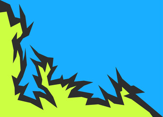 Abstract background with geometric jagged line pattern and with some copy space area