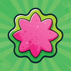 Grunge Vector Background with Pink-Green Gradient Fusion – Rough Texture and Glowing Center

