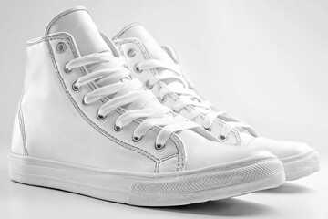 Clean White High-Top Sneakers for any occasion and comfort lifestyle | volcanic eruption
