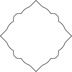 Islamic Line Art Vector | Mosque, Ornament, Ramadan & Arabic Elements