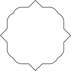 Islamic Line Art Vector | Mosque, Ornament, Ramadan & Arabic Elements