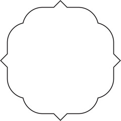 Islamic Line Art Vector | Mosque, Ornament, Ramadan & Arabic Elements