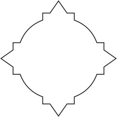 Islamic Line Art Vector | Mosque, Ornament, Ramadan & Arabic Elements