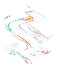 Naklejka premium PNG Aura effect abstract text illustration.