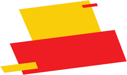 Colorful Abstract Ribbon Banner Vector with Firework Bursts &ndash; Transparent Background for Sale & Promotion Designs