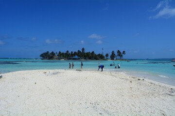 Gente en la playa