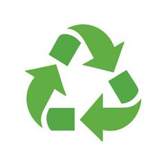 Obraz premium Eco-Friendly Green Recycling Symbol Vector Icon Set for Sustainable Projects