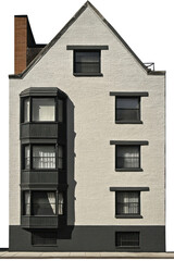 Fototapeta premium PNG Vintage building architecture windows urban.
