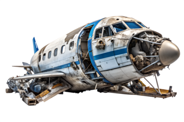 Wrecked Airplane A Study in Decay and Dereliction