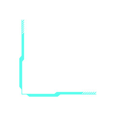 Y2K retro frame element. Abstract icon in modern shape. Flat aesthetic, graphic design, trendy for 90s nostalgia, ideal for digital projects or decorations.