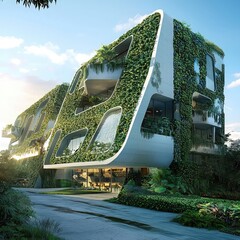 Energy-efficient buildings low consumption architecture green design smart materials climate-conscious construction renewable systems sustainable development eco urban design