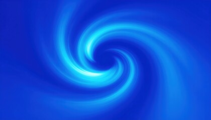 Abstract Blue Spiral Pattern