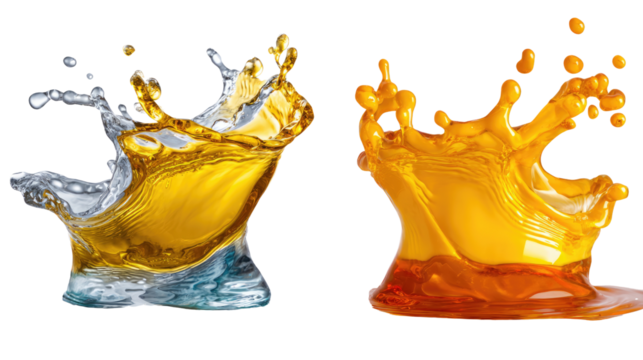 Liquid Dynamics: Stunning liquid art featuring the dramatic splash and flow of a vibrant liquid. The image captures the essence of fluid motion, with the precise forms and curves.