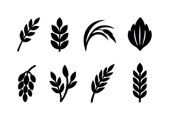 Pest control solid icon set. insect, pesticide, trap, deterrent symbols collection