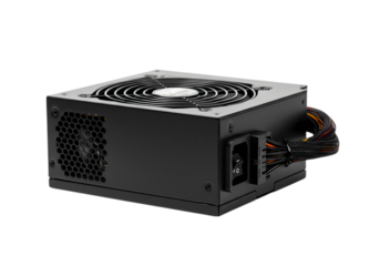 ATX Computer Power Supply Unit isolated on transparent baackground