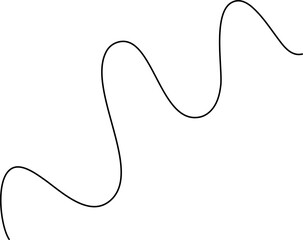 Obraz premium Hand Drawn Squiggly Line