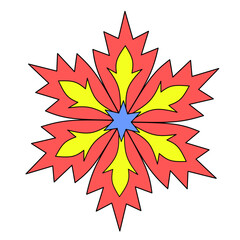 Elegant flower vector icon with clean lines and modern style, perfect for nature-themed designs, botanical illustrations, logos, or spring decor in both digital and print projects.