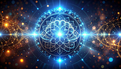 Fototapeta premium Glowing AI Brain Made of Circuit Lines on Black AI themed Background. Generated Image