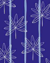 Tropical Leaf Pattern Background