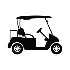 Simple black bikini set icon with ties on white background