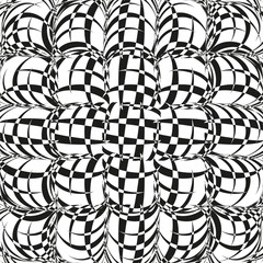 Pattern icon design. Black grid texture. Geometric line illustration. Vector structure symbol.