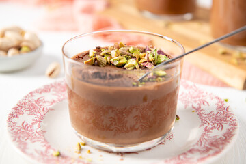 A delightful chocolate dessert