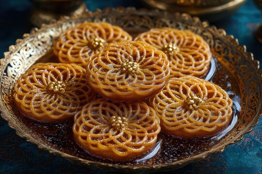 Ghevar a classic Indian dessert
