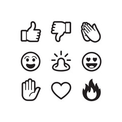 Fototapeta premium thumbs up icon