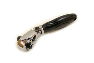 Stubby flex head ratchet 1/4