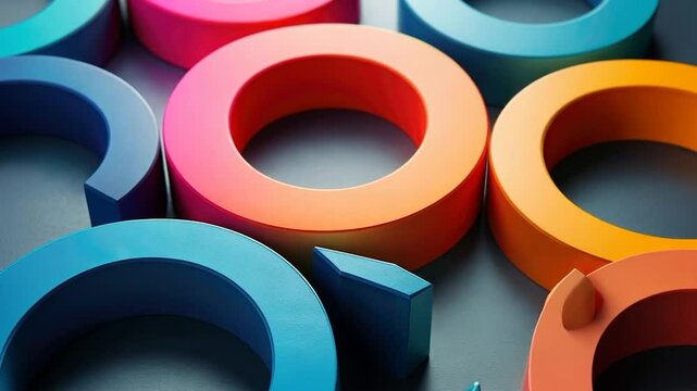 Colorful Circles and Shapes