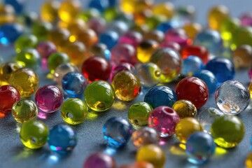 Synthetic polymer pellets