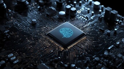 AI, Artificial Intelligence concept,3d rendering,conceptual image