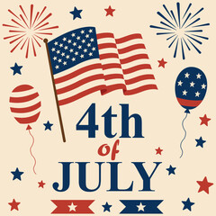 4th of July Independence Day of United States