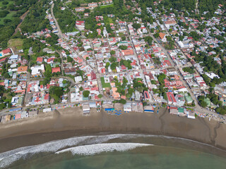 Streets in San Juan Del Sur town