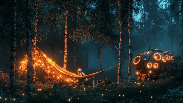 Endless Array of Ham A Unique Culinary Pattern