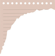 Ripped Notebook Paper