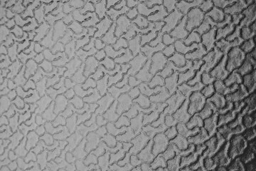 grey gray beige glossy corrugated glass texture overlay. Striped refraction panel aesthetic backdrop. curved reeded ribbed sheet. Pastel pattern texture background. effect. Transparent wall gradient.