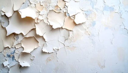 Fototapeta premium Peeling paint effect on rough wall, scratch and splatter detail 
