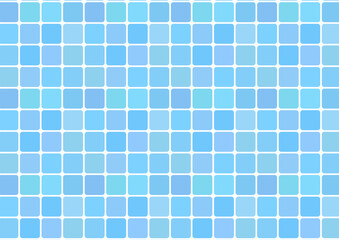 タイル　青　整列　同系色