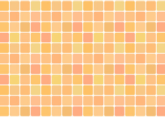 タイル　黄色　整列　同系色