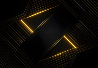 Obraz premium abstract background with gold bars