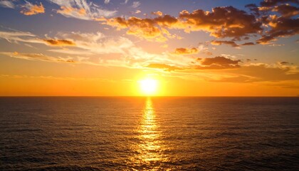 Fototapeta premium Sunset over the ocean