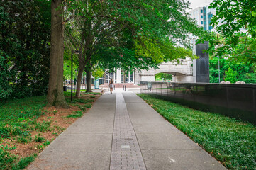 Walk the straight line and let the symmetry guide your thoughts and pace, Nashville, Tennessee, United States of America